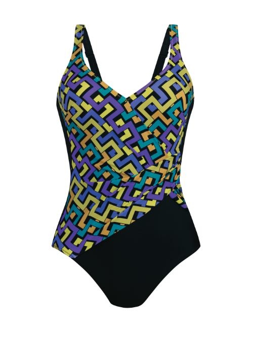 Anita Swimwear  black/print bathingsuit