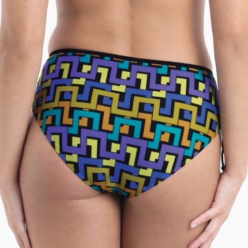 Anita Swimwear Nika black/print bikini brief