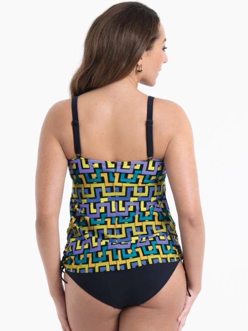 Anita Swimwear Yara black/print tankini top