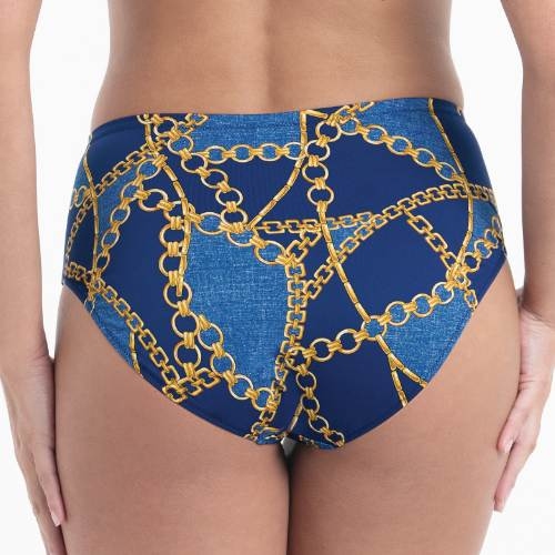 Rosa Faia Swimwear Peggy jeans blue bikini brief