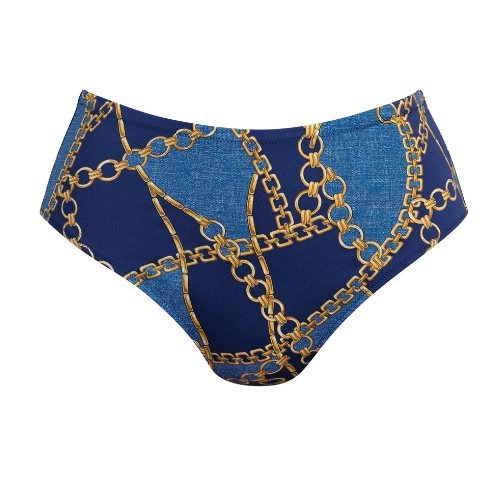 Rosa Faia Swimwear Peggy jeans blue bikini brief