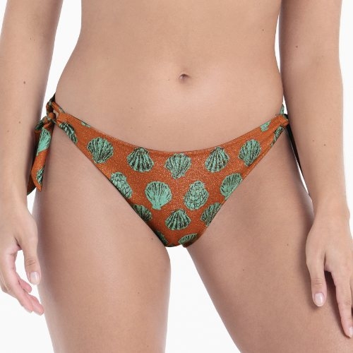 Rosa Faia Swimwear Malu brown bikini brief