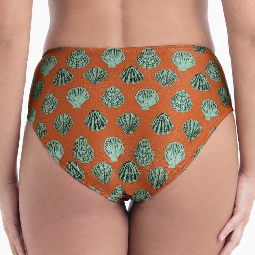 Rosa Faia Swimwear Mera brown bikini brief