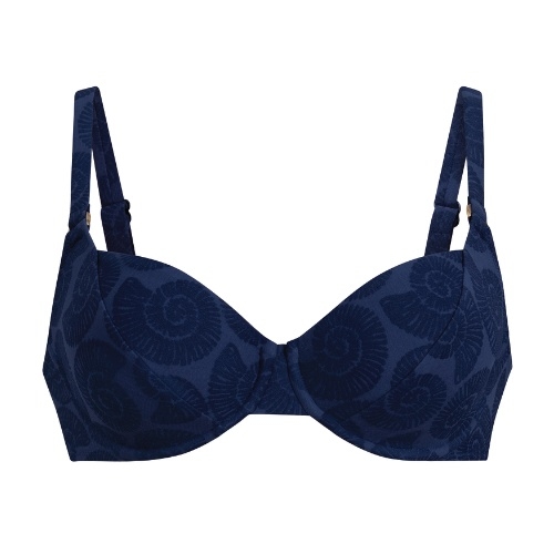 Rosa Faia Swimwear Rubina navy blue padded bikini bra