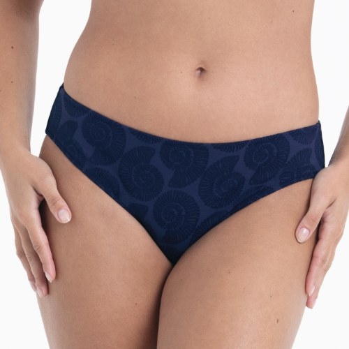 Rosa Faia Swimwear Amelie navy blue bikini brief