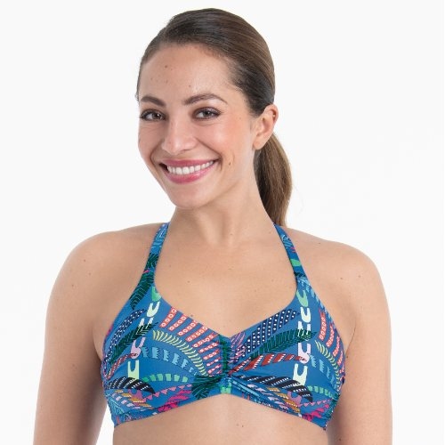 Anita Care Santa Rosa blue prosthetic bikini top