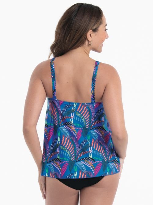 Rosa Faia Swimwear Mabel blue tankini top