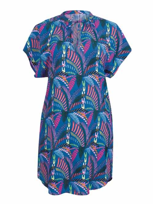 Rosa Faia Swimwear Sola blue beach dress