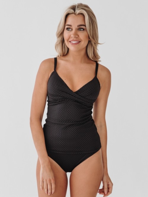 Bomain Rome black tankini set