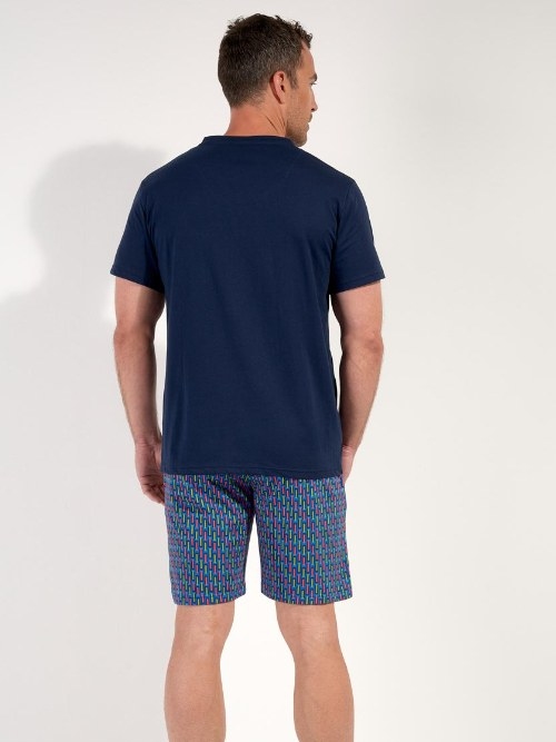 HOM Bellagio navy blue pajama