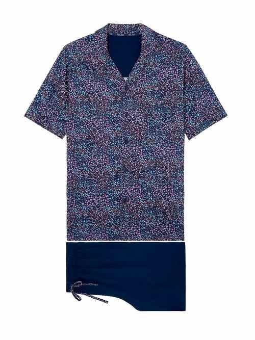 HOM Vineyard navy blue pajama