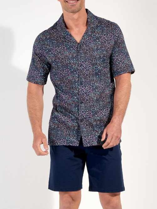 HOM Vineyard navy blue pajama