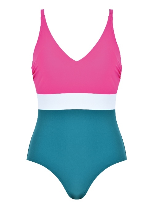 Naturana Badmode Women blue/pink bathingsuit