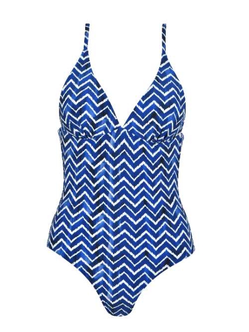 Naturana Badmode Women blue bathingsuit
