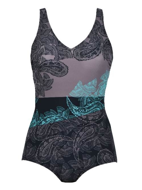 Naturana Swimwear Women black/brown bathingsuit