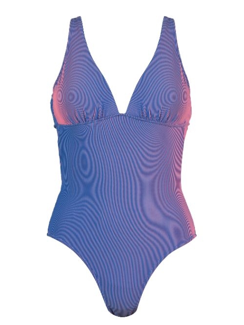 Naturana Badmode Women blue/pink bathingsuit