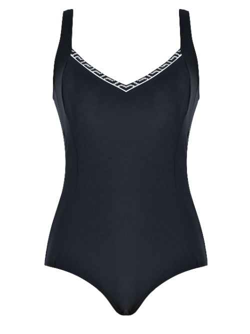 Naturana Swimwear Women black/white bathingsuit