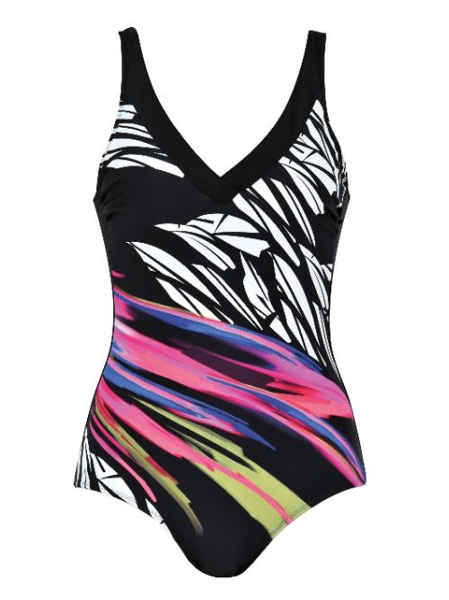 Naturana Swimwear Women black/white bathingsuit