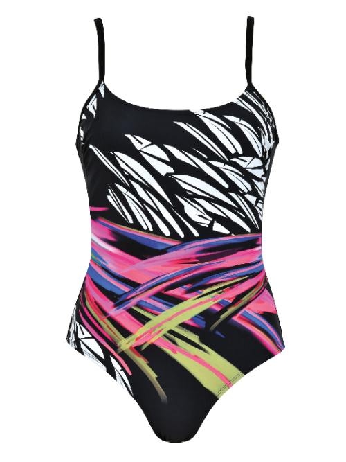 Naturana Swimwear Women black/white bathingsuit