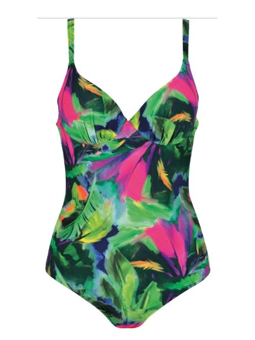 Naturana Badmode Women navy/pink bathingsuit