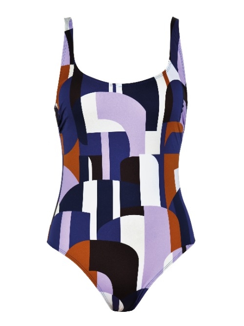 Naturana Badmode Women violet bathingsuit