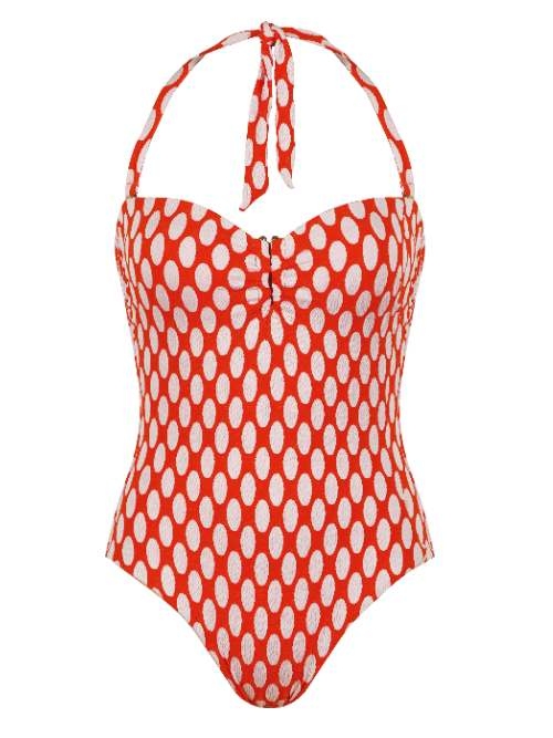 Naturana Badmode  red/white bathingsuit