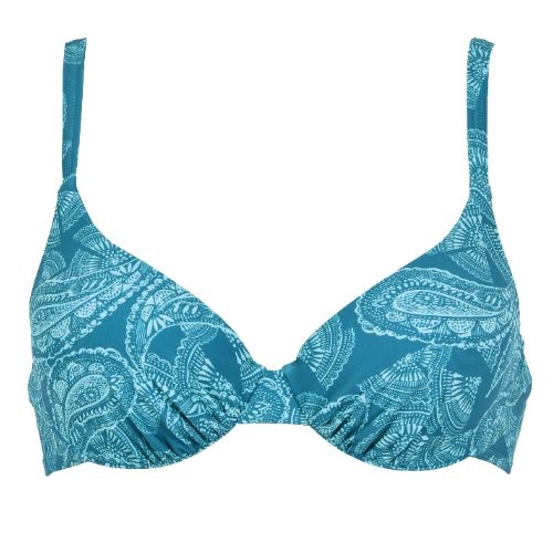 Naturana Badmode Women blue/green padded bikini bra
