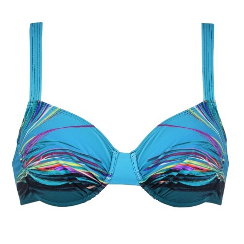 Naturana Badmode Women green soft-cup bikini bra