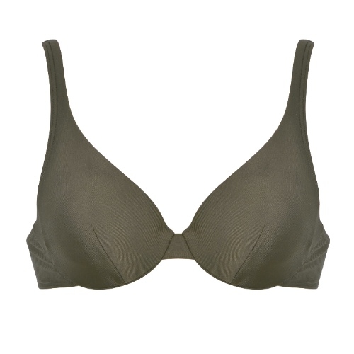 Naturana Badmode Women khaki padded bikini bra