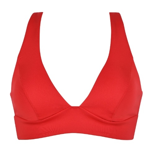 Naturana Badmode Women red soft-cup bikini bra
