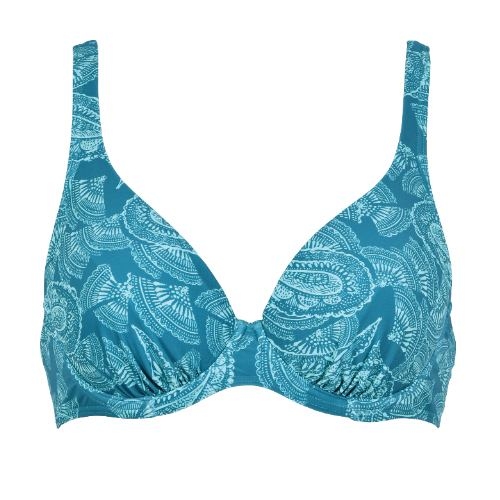 Naturana Badmode Women green soft-cup bikini bra