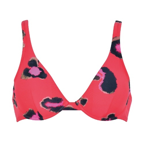 Naturana Badmode Women red soft-cup bikini bra