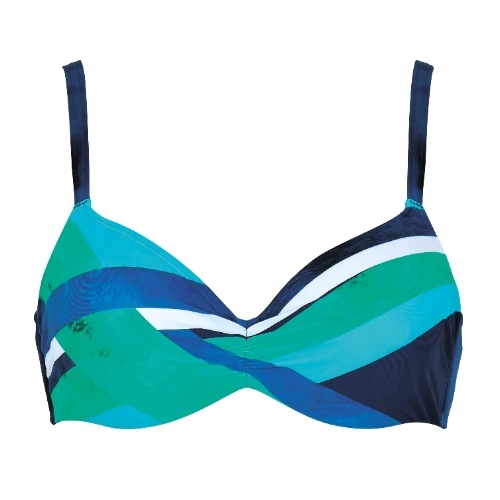 Naturana Badmode  petrol soft-cup bikini bra