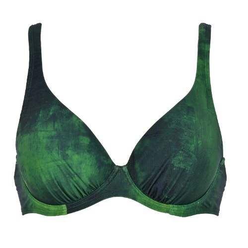 Naturana Badmode Women green soft-cup bikini bra