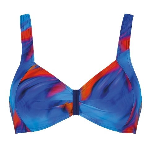 Naturana Badmode Women blue soft-cup bikini bra