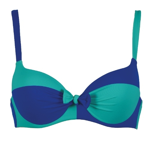 Naturana Badmode Women blue padded bikini bra