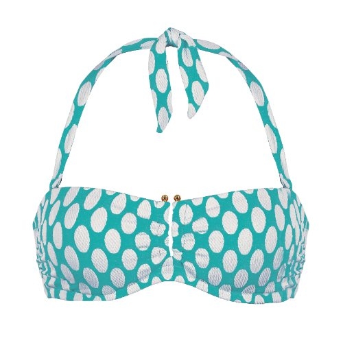 Naturana Badmode Women green padded bikini bra