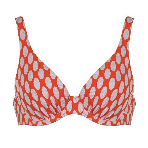 Naturana Badmode Women red soft-cup bikini bra