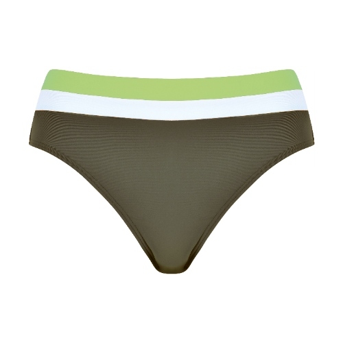 Naturana Badmode Women green/white bikini brief