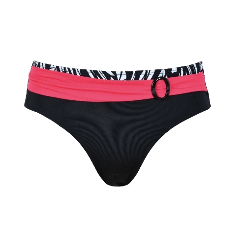 Naturana Badmode Women black/white bikini brief