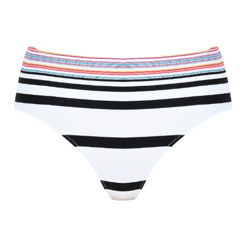 Naturana Badmode Women white/black bikini brief