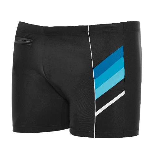 Naturana Badmode Men black/blue swim boxer