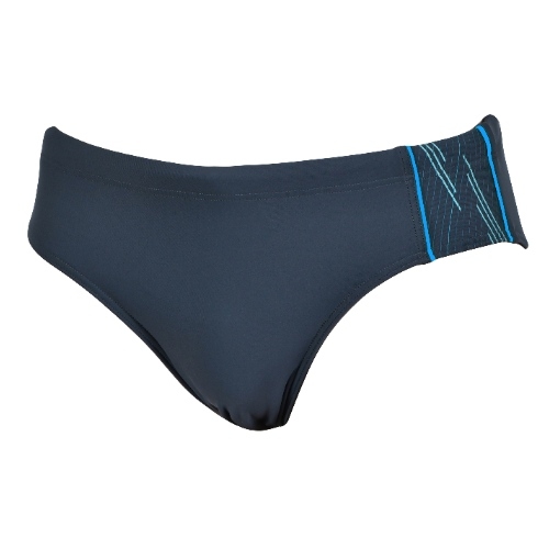 Naturana Badmode Men grey/blue swim brief