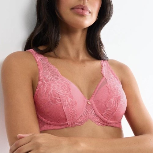 Triumph Wild Peony Florale pink padded bra