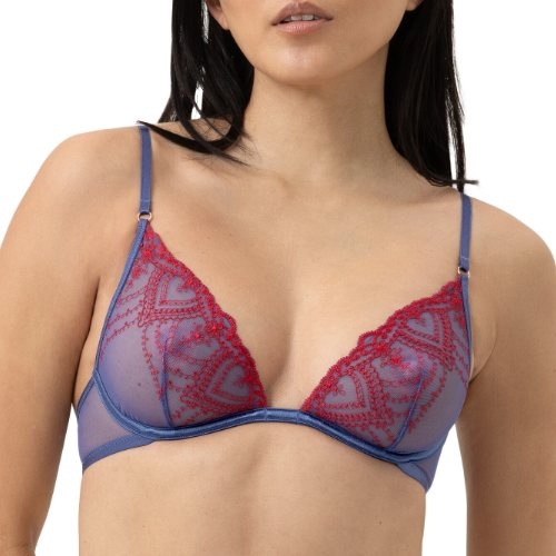 Mey Mysterious blue/red non-padded bra