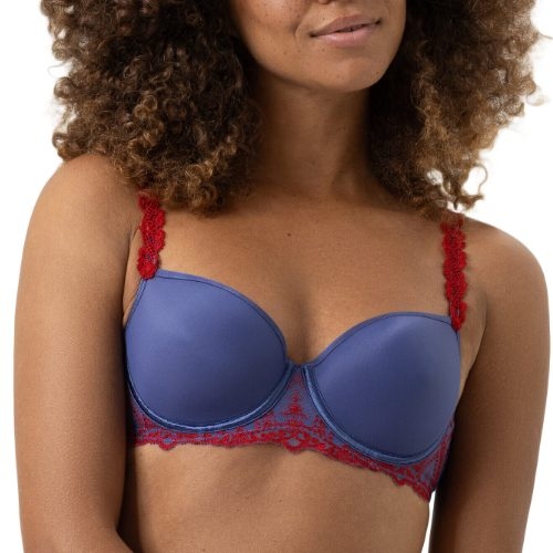 Mey Mysterious blue/red padded bra