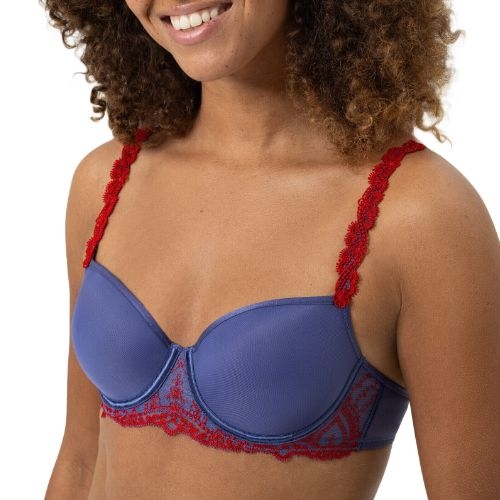 Mey Mysterious blue/red padded bra