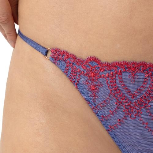 Mey Mysterious blue/red thong
