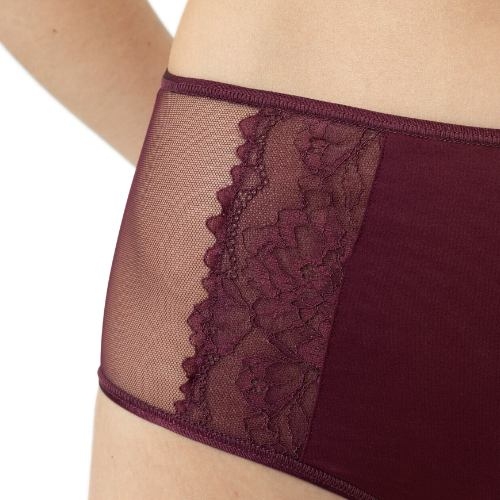 Mey Fabulous bordeaux high waist brief