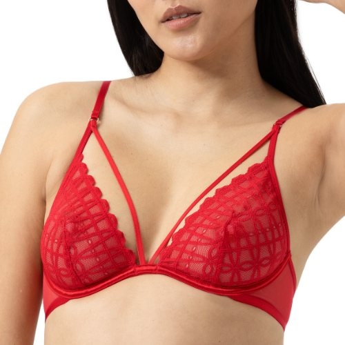 Mey Captivating red non-padded bra